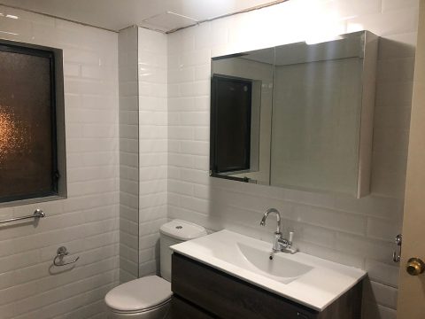 Bathroom renovation